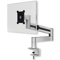 Durable Monitor Mount PRO for 1 Screen Up to 27 Inch with Desk Clamp Attachment