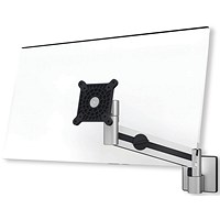 Durable Monitor Arm PRO for 1 Screen Up to 27 Inch with Wall Mount Attachment