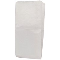 Paper Bag 152x216x279mm White (1000 Pack) 9430019