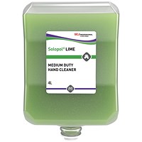 Deb Solopol Limewash Hand Wash Cartridge, 4 Litres