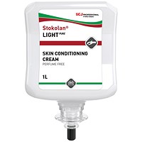 Deb Stokolan Light PURE Hand Cream Cartridge, 1 Litre Deb Stokolan Light PURE Hand Cream Cartridge, 1 Litre