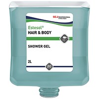 Deb Estesol Hair & Body Wash Cartridge, 2 Litres