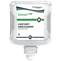DEB Estesol Lotion Pure Hand Wash Cartridge, 1 Litre