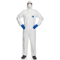 Tyvek 200 Easysafe Coverall, White, Small