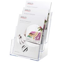 Deflecto 3 Tier Literature Holder A4