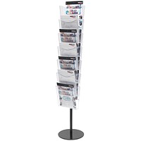 Deflecto 7 Pocket Literature File Floor Stand A4