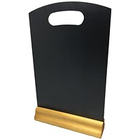 Deflecto A4 Countertop Chalkboard Information Display 210x55x335mm