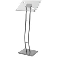 Deflecto Curve Floor Standing Sign/Information Holder A3 370x280x1285mm