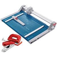 Dahle 550 A4 Professional Rotary Trimmer with Stapler Punching Set
