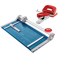 Dahle 552 A3 Professional Rotary Trimmer with Stapler Punching Set
