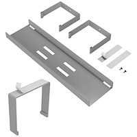 D-Line Cable Tidy Tray Steel Silver