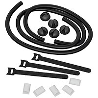 D-Line Cable Tidy Kit 4-in-1 Cable Management Set