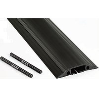 D-Line Floor Cable Cover, 30mmx10mm Channel, 1.8m Wide, Black D-Line Floor Cable Cover, 30mmx10mm Channel, 1.8m Wide, Black