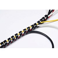 D-Line Black Cable Tidy Wrap - 2.5m