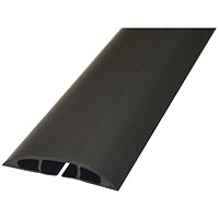 D-Line Light Duty Floor Cable Cover, 17x9mm Channel, 9m Wide, Black D-Line Light Duty Floor Cable Cover, 17x9mm Channel, 9m Wide, Black