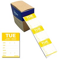 Avery Detailed Food Day Labels, Tuesday, Pack of 500