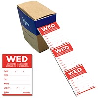 Avery Detailed Food Day Labels, Wednesday, Pack of 500