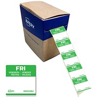 Avery Food Day Labels, Friday, Pack of 1000