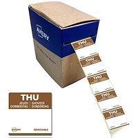 Avery Food Day Labels, Thursday, Pack of 1000