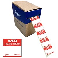 Avery Food Day Labels, Wednesday, Pack of 1000