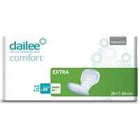 Dailee Comfort Premium Extra Incontinence Pads, Pack of 28