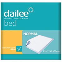 Dailee Bed Normal Protector Pad, 400x600mm, Pack of 25