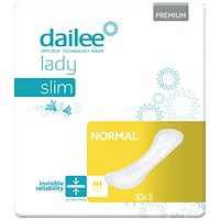 Dailee Lady Premium Slim Normal Incontinence Pads, Pack of 30
