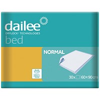 Dailee Bed Normal Protector Pad, 600x900mm, Pack of 30
