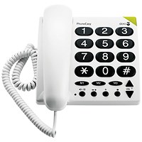 Doro Big Button Telephone White 311C