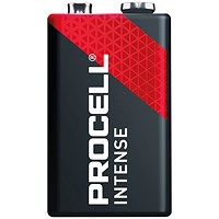 Duracell Procell Intense 9V Batteries, Pack of 10