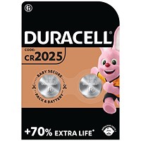 Duracell 2025 Lithium Batteries, Pack of 2