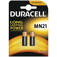 Duracell MN21 Alkaline Batteries, Pack of 2