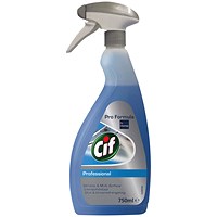 Cif Multisurface and Window Cleaner Spray, 750ml