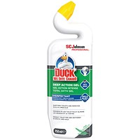 Duck Deep Action Gel Toilet Cleaner, Pine, 750ml, Pack of 12