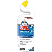 Duck Deep Action Gel Toilet Cleaner, Marine, 750ml, Pack of 12