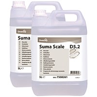 Diversey Suma Scale D5.2 Descaler, 5 Litres, Pack of 2