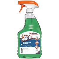 Mr Muscle Window and Glass Cleaner Spray, 750ml, Pack of 6