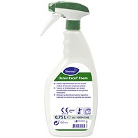 Diversey Oxivir Excel Foam Disinfectant Spray, 750ml, Pack of 6