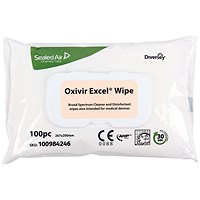 Diversey Oxivir Excel 100 Wipes (Pack of 12)