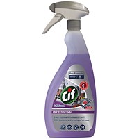 Cif Professional Safeguard 2in1 Disinfectant, 750ml, Pack of 6