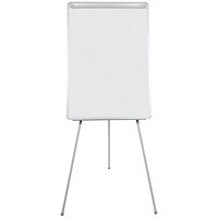 Bi-Office Earth Non-Magnetic Tripod Easel, 700x1000mm, Silver