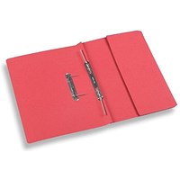 Rexel Jiffex Pocket Transfer Files, 270gsm, Foolscap, Red, Pack of 25