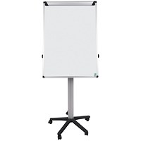 Bi-Office Earth Non-Magnetic Mobile Easel, 700x1000mm, Silver