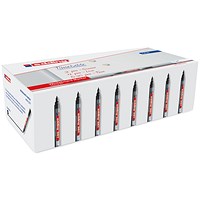 Edding 361 Drywipe Marker, Black, Pack of 200