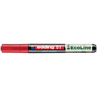 Edding E-51 Water-Based Paint Marker Fine Red (Pack of 10)