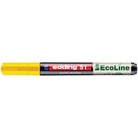 Edding E-51 Water-Based Paint Marker Fine Yellow (Pack of 10)