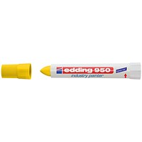 Edding 950 Industry Painter, Bullet Tip, Yellow, Pack of 10 Edding 950 Industry Painter, Bullet Tip, Yellow, Pack of 10