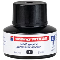 Edding MTK 25 Refill Permanent Ink Black