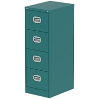 Qube 4 Drawer Filing Cabinet Verdigris