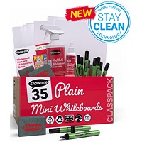 Show-me Whiteboards, A4, Plain, Pack of 35